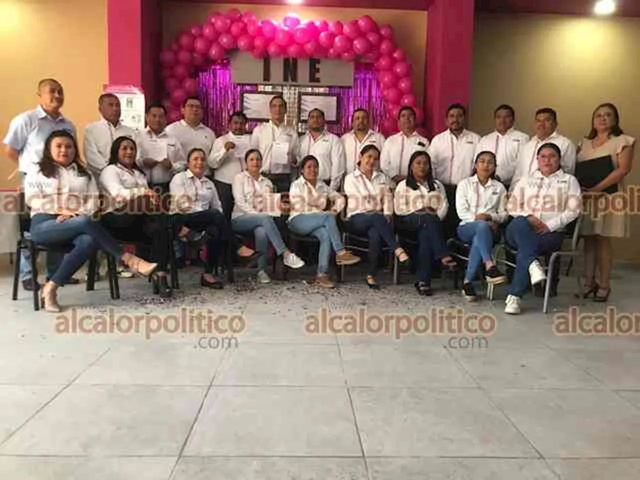 Otorgan Certificación a módulos del INE, en el Distrito de Álamo