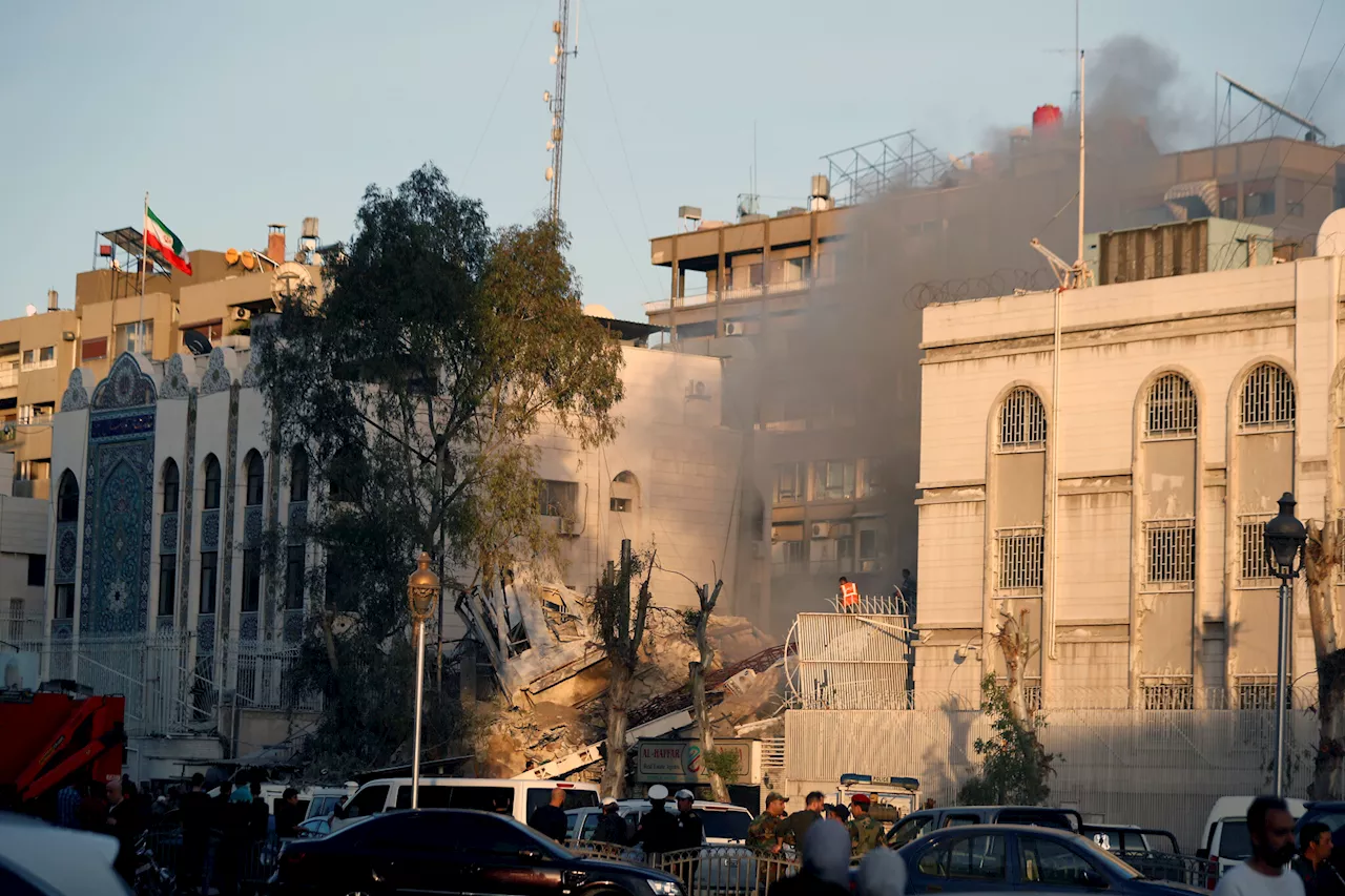 Israeli Airstrike Kills IRGC Commander Near Iranian Embassy in Damascus