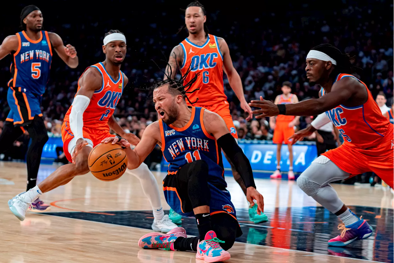 Thunder clinch first playoff spot since 2020, beat Knicks on Gilgeous-Alexander's jumper