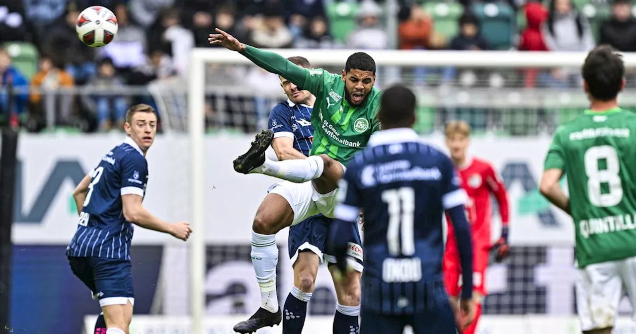 Luzerns Simani entgeht Roter Karte – Akolo vergibt Top-Chance für St.Gallen