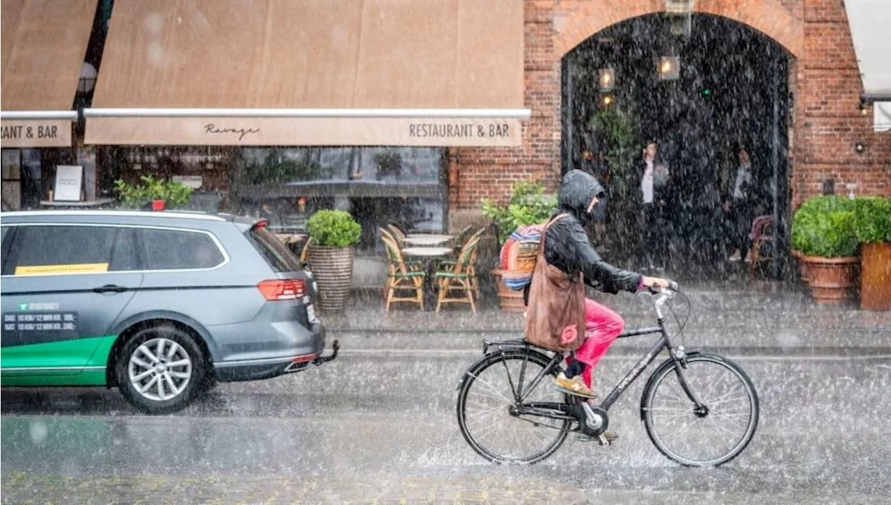 Advarer om risiko for kraftig regn: 'Usædvanligt store nedbørsmængder'