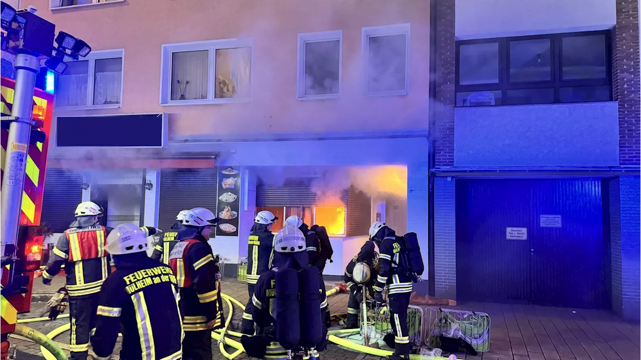 Feuerwehr bringt Brand in Pizzeria schnell unter Kontrolle