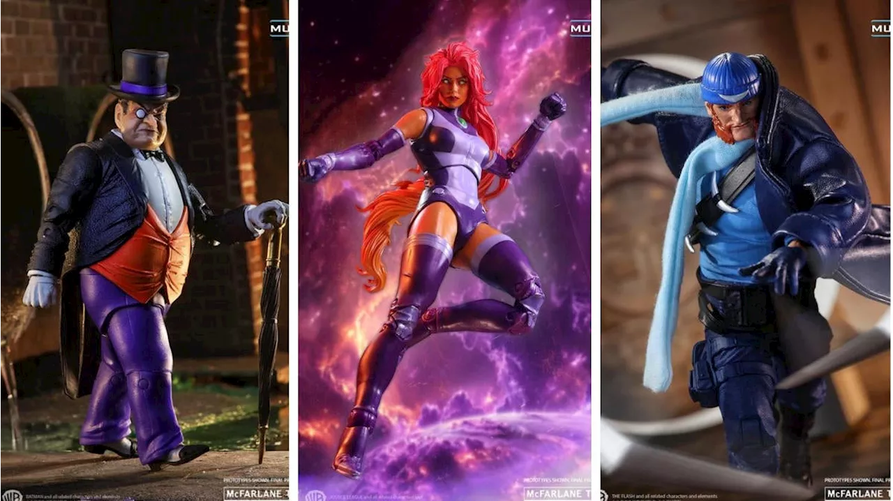 McFarlane Toys Collector's Edition Captain Boomerang, Penguin, and Starfire Pre-Orders Drop April 2nd