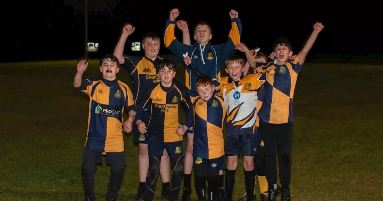 Strathaven Rugby Club scores with vital funding from Kype Muir Wind Farm