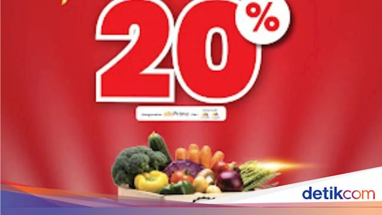 Ada Diskon 20% Tiap Hari buat Produk Fresh, Yuk Merapat ke Transmart!