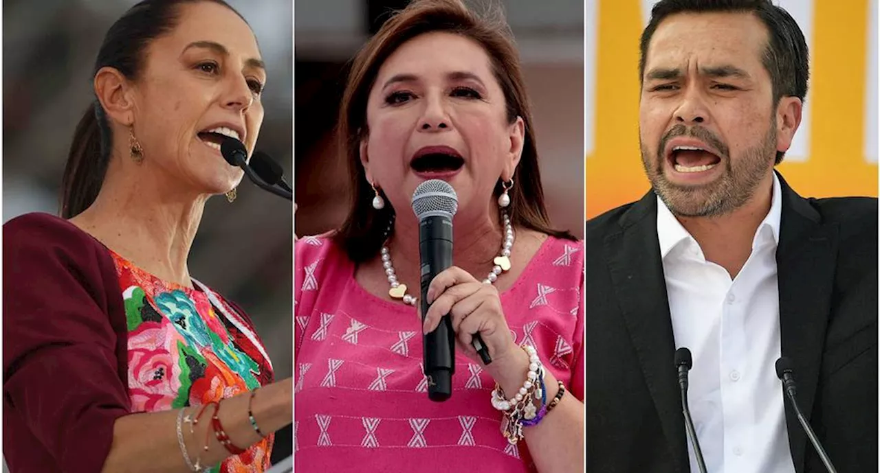 Claudia Sheinbaun, Xóchitl Gálvez y Álvarez Máynez gastan 183 mdp en primer mes de campaña