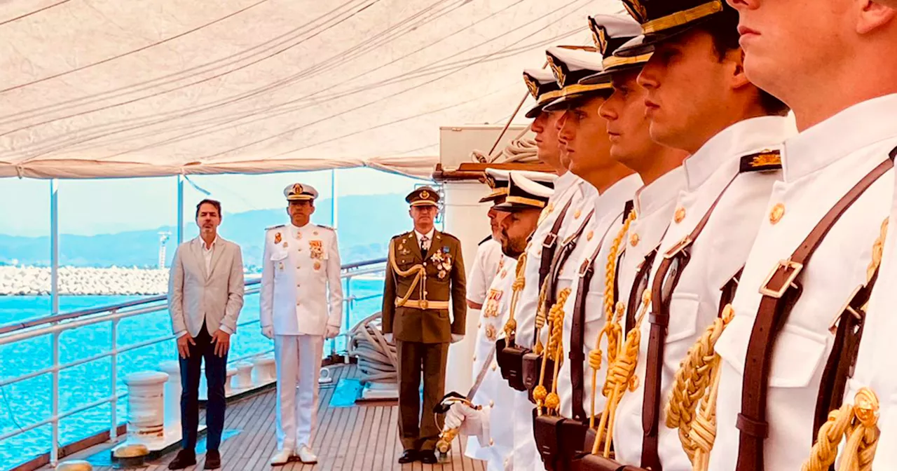 El embajador de España visita Colima y recibe al Buque Escuela Juan Sebastián de Elcano