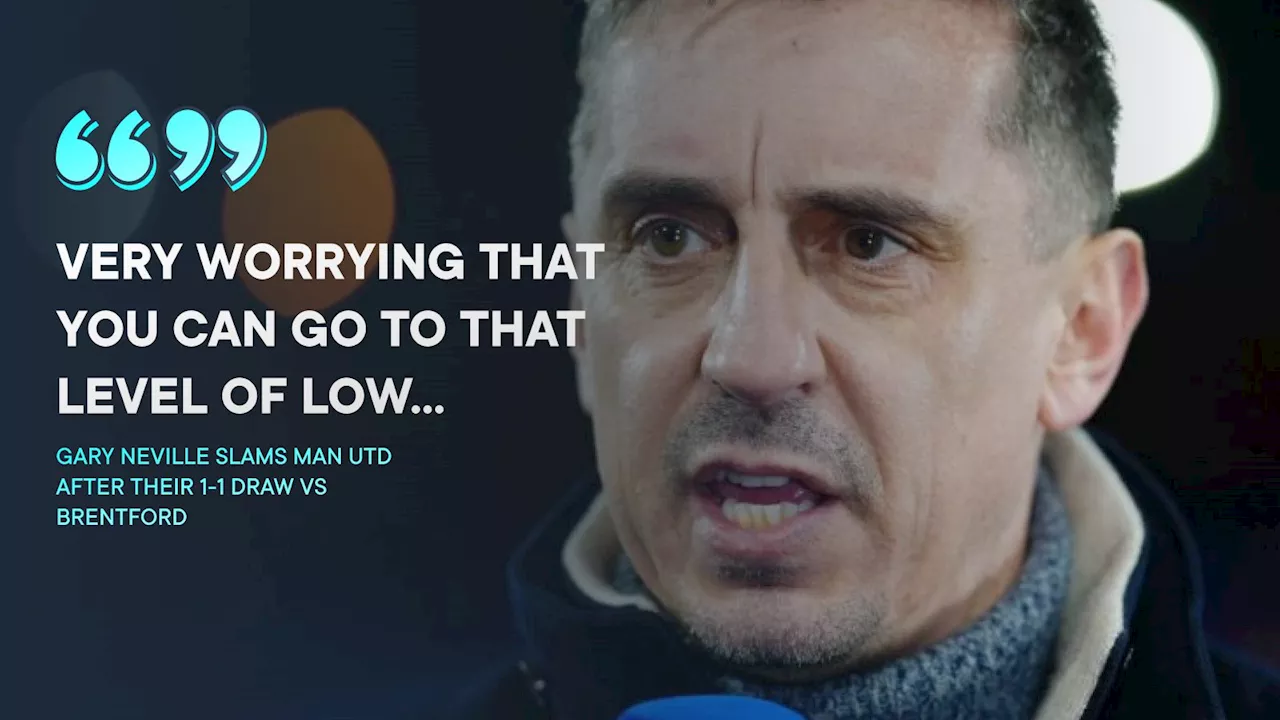 Neville issues Liverpool warning to ‘dismal’ Man Utd after new ‘level of low’ for Ten Hag