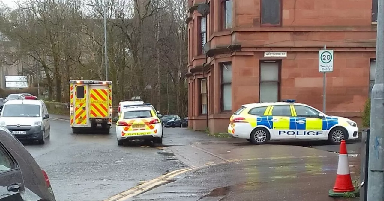 Man dies inside Glasgow property as police and paramedics called to sudden death