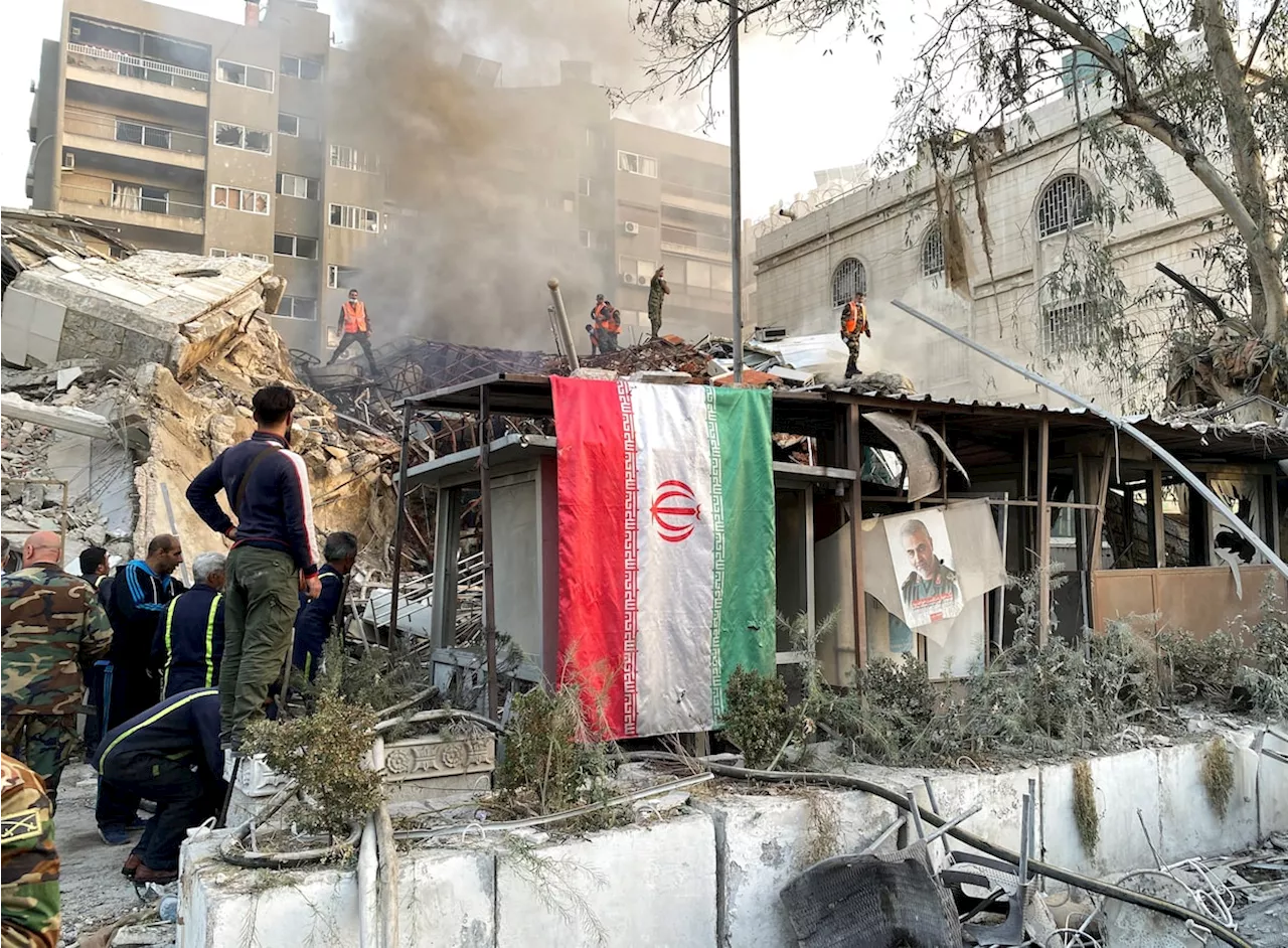 Iranian consulate in Damascus flattened in suspected Israeli air strike