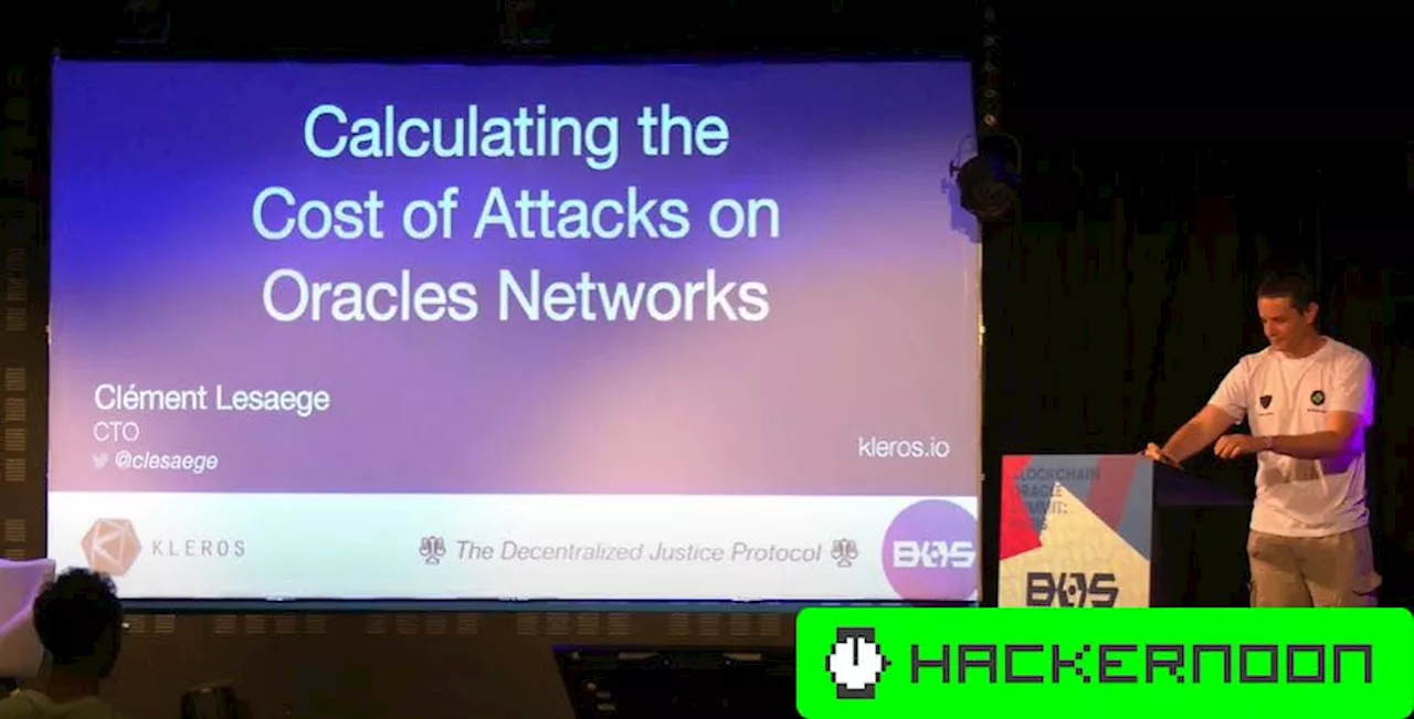 How to Calculate The Attack Costs Of Different Oracle Networks: The Key Concepts