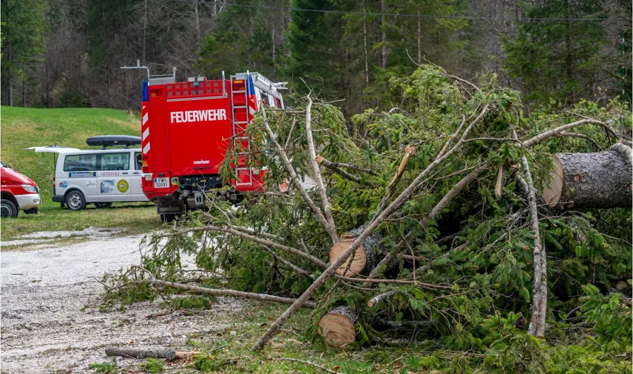 Sturm fegt übers Land – Wanderer am Berg gefangen