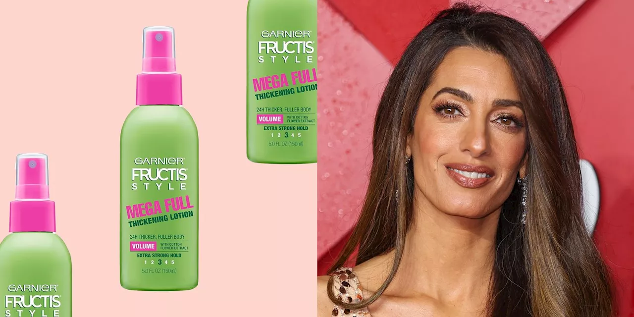 Amal Clooney's “Safari Waves” Were Thanks to a $7 Volumizing Spray, Per Her Hair Stylist