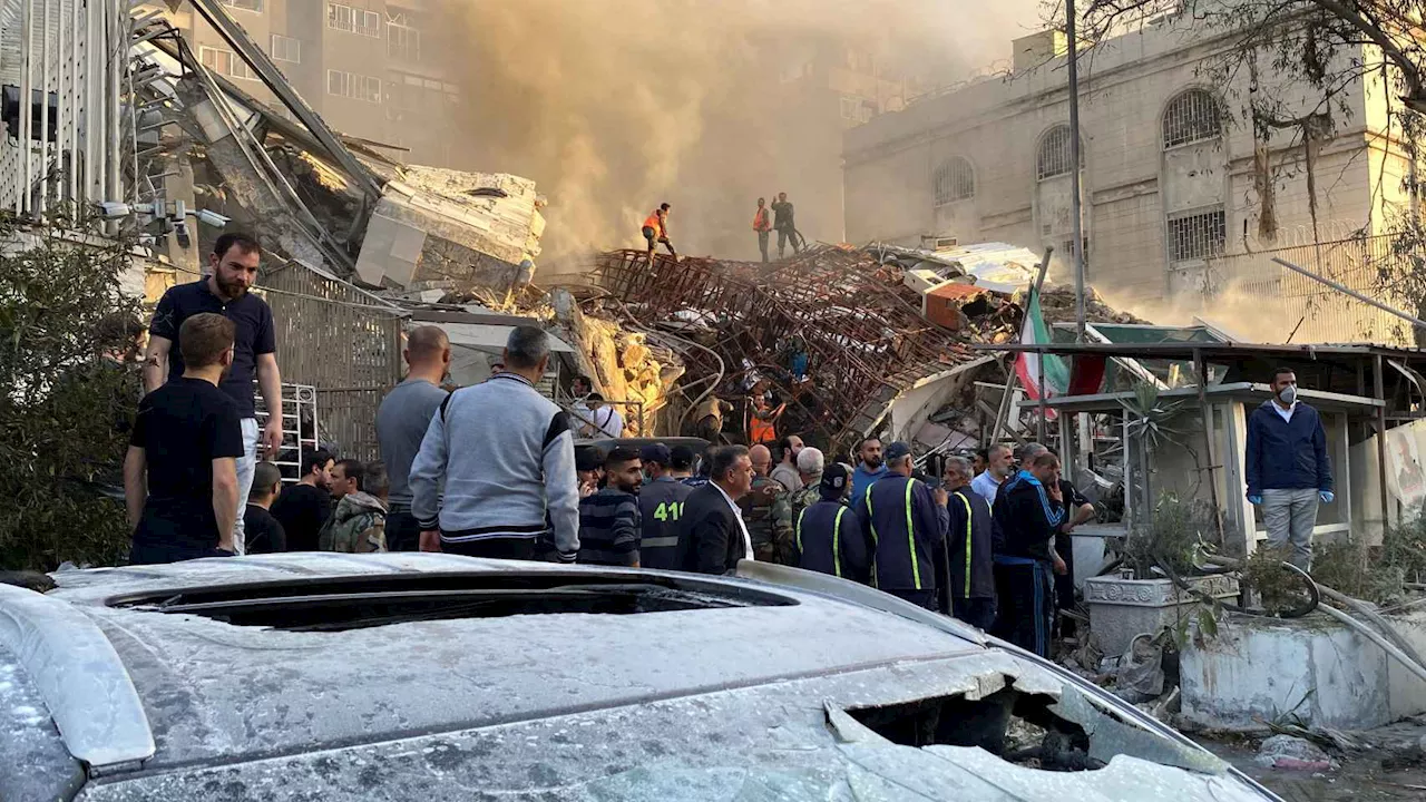 Al menos cinco muertos en un bombardeo israelí cerca de una embajada de Irán en Siria