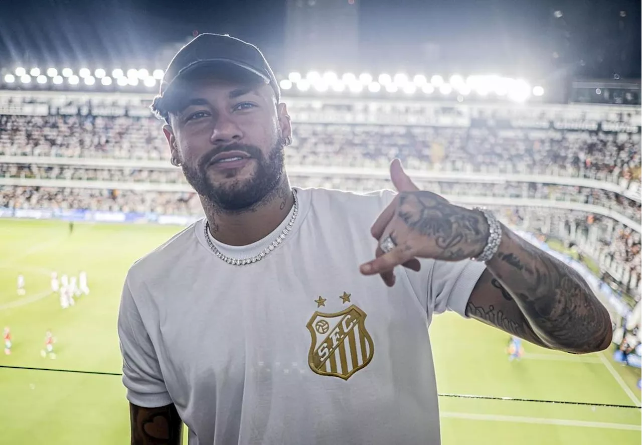 Neymar avisa que vai jogar Brasileirão de 2025 no Santos, diz site