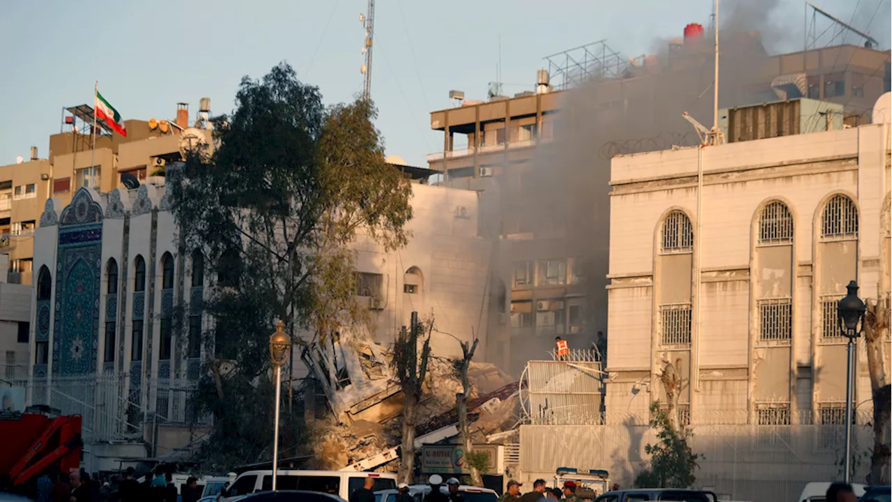 Syria says Israeli airstrike destroys Iran's consulate building in Damascus, with deaths