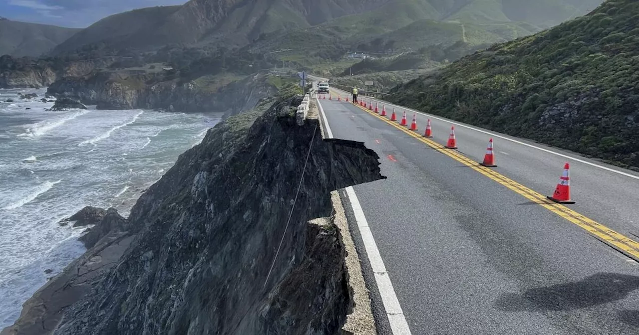 Convoys helping to move stranded travelers after Highway 1 landslide near Big Sur