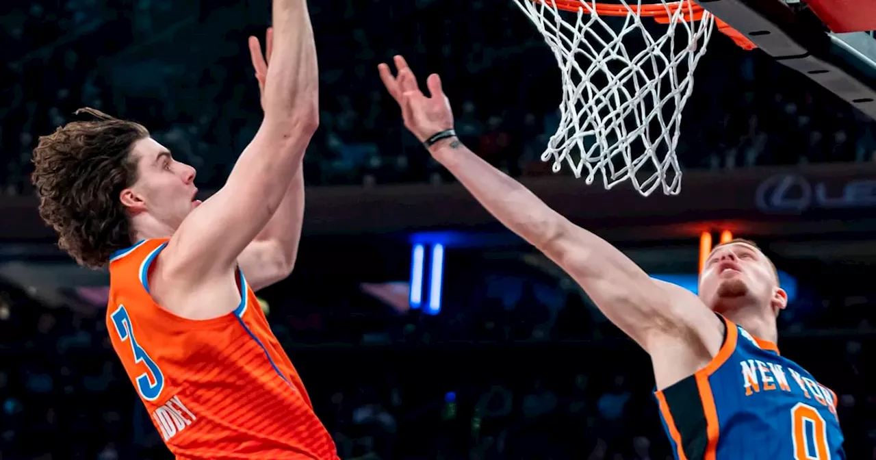 Thunder amarra primer boleto a playoff desde 2020 con victoria sobre los Knicks
