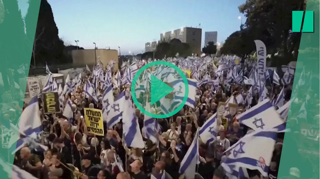 Israël : À Jérusalem, des milliers de manifestants demandent la démission de Benjamin Netanyahu