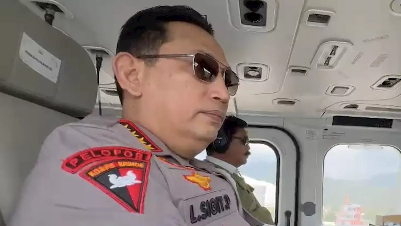 Kapolri Naik Heli Bareng Menkopolhukam Tinjau Kesiapan Arus Mudik di Merak