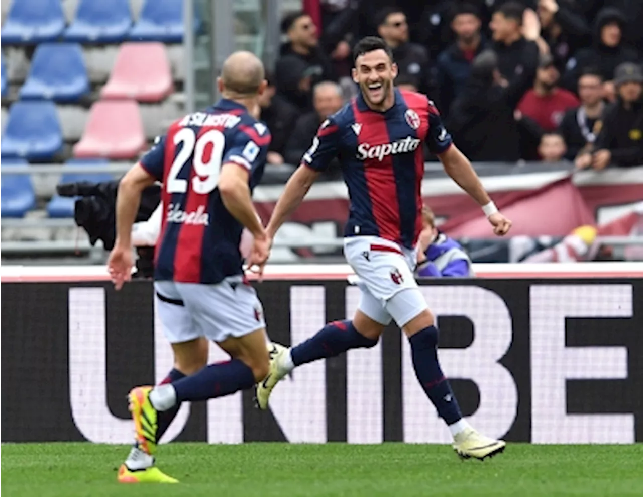 Bologna beat Salernitana to continue Champions League charge