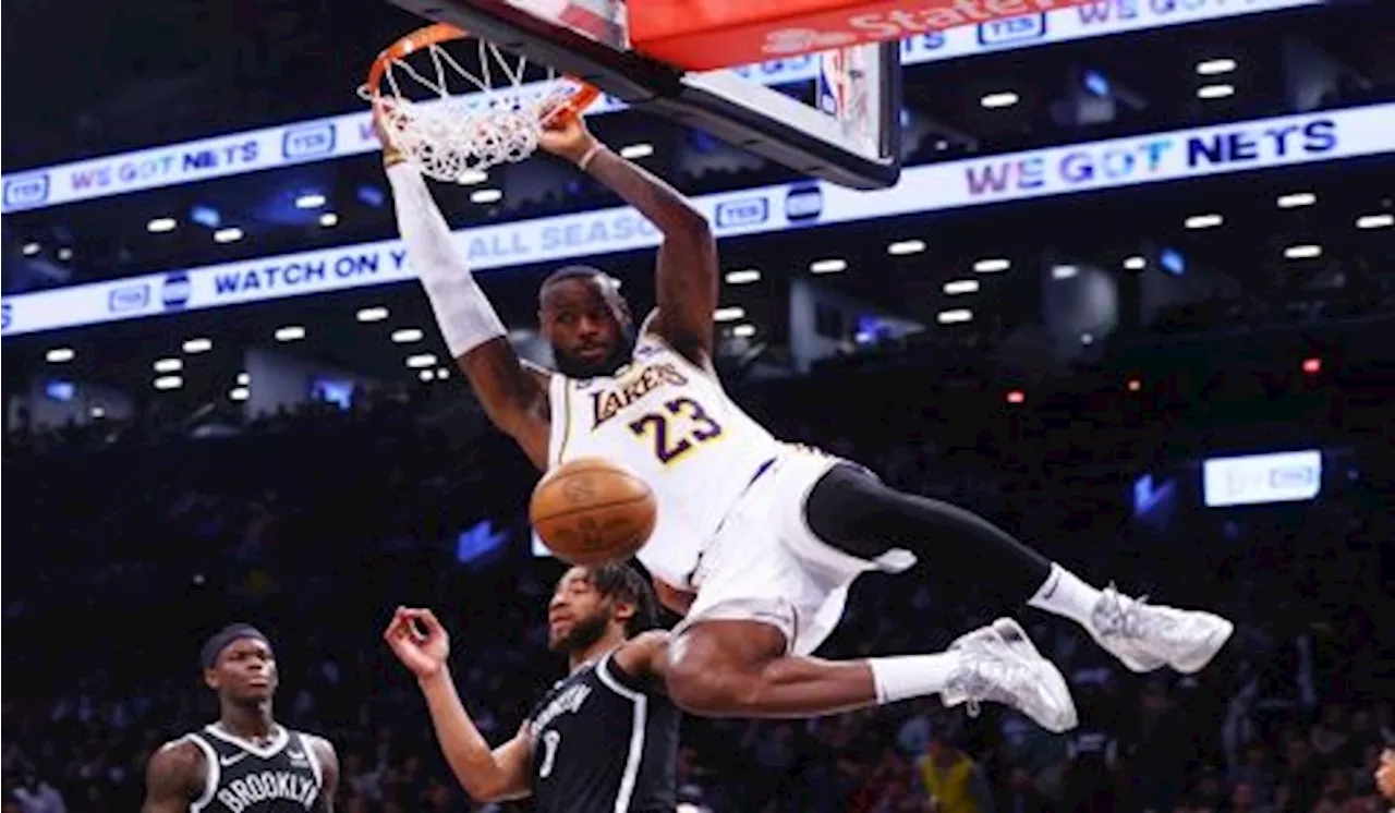 LeBron James Cetak 40 Poin Saat Lakers Tekuk Nets