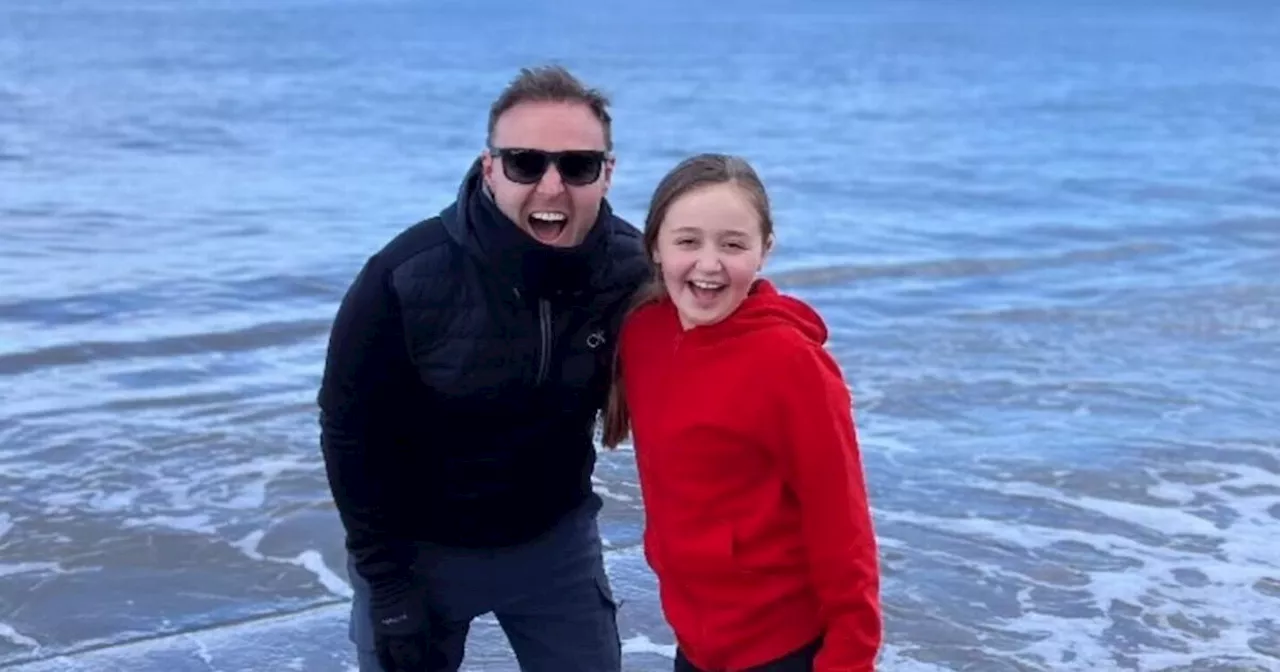 Corrie's Alan Halsall says he's 'not 100%' as he's seen with daughter