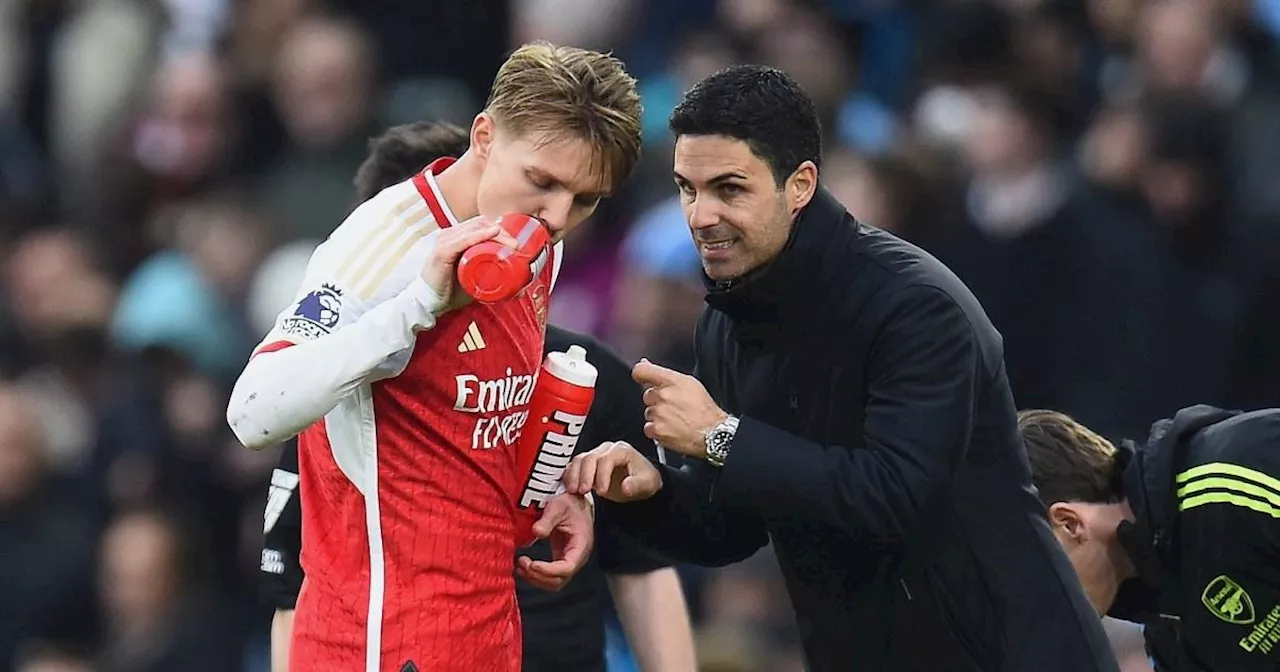 Martin Odegaard admits Arsenal players couldn't stick to Mikel Arteta's plan vs Man City