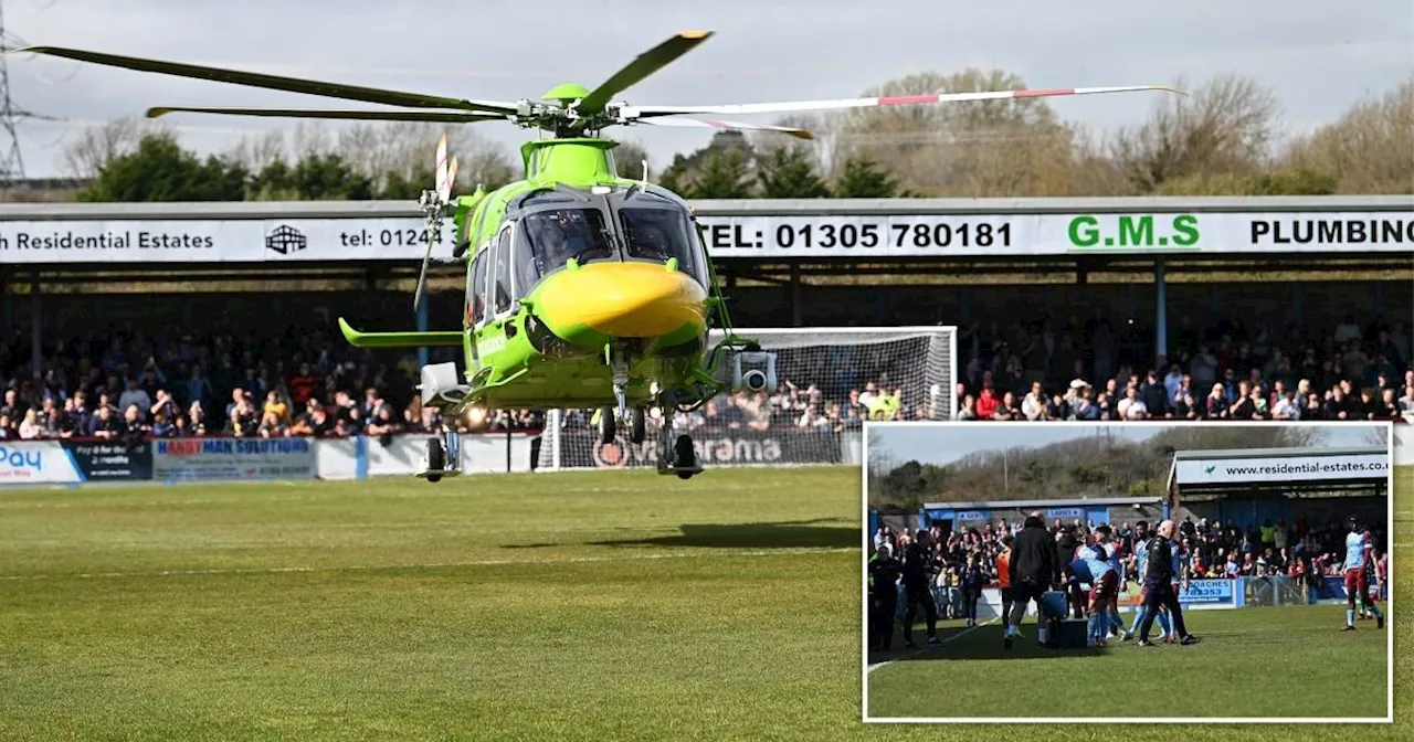 Weymouth vs Yeovil Town match suspended due to medical emergency