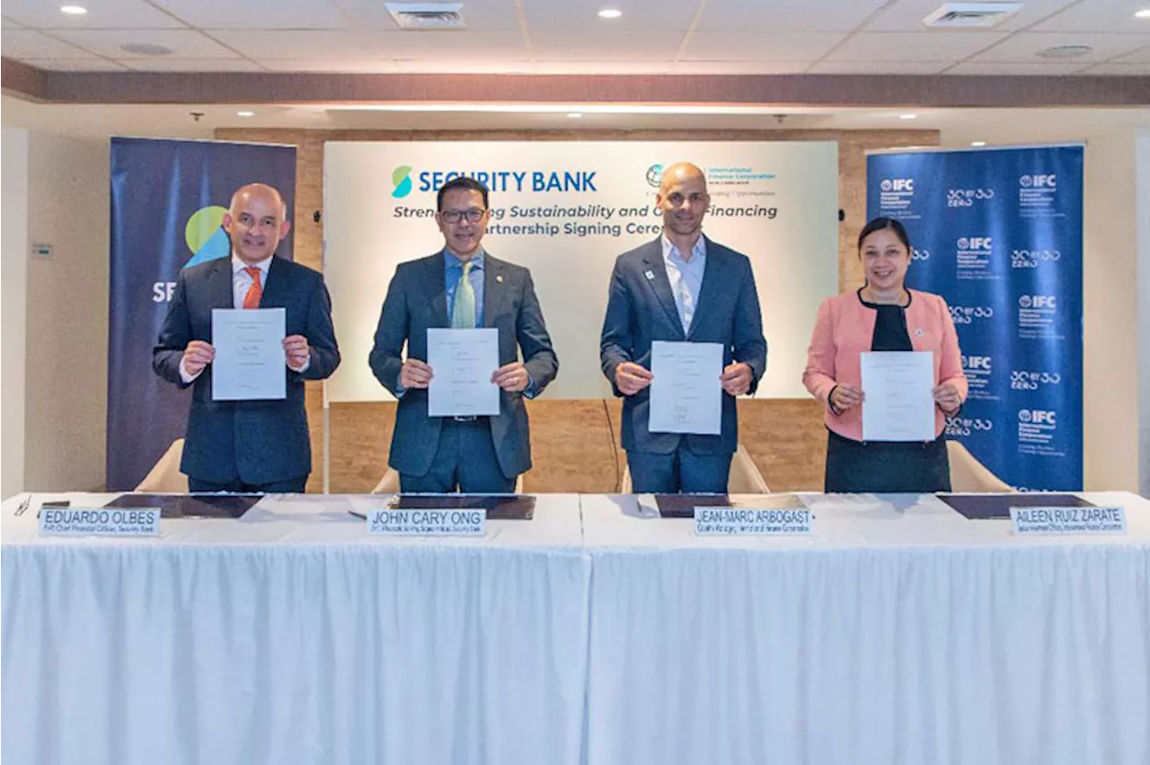 Security Bank, IFC team up to enhance green financing