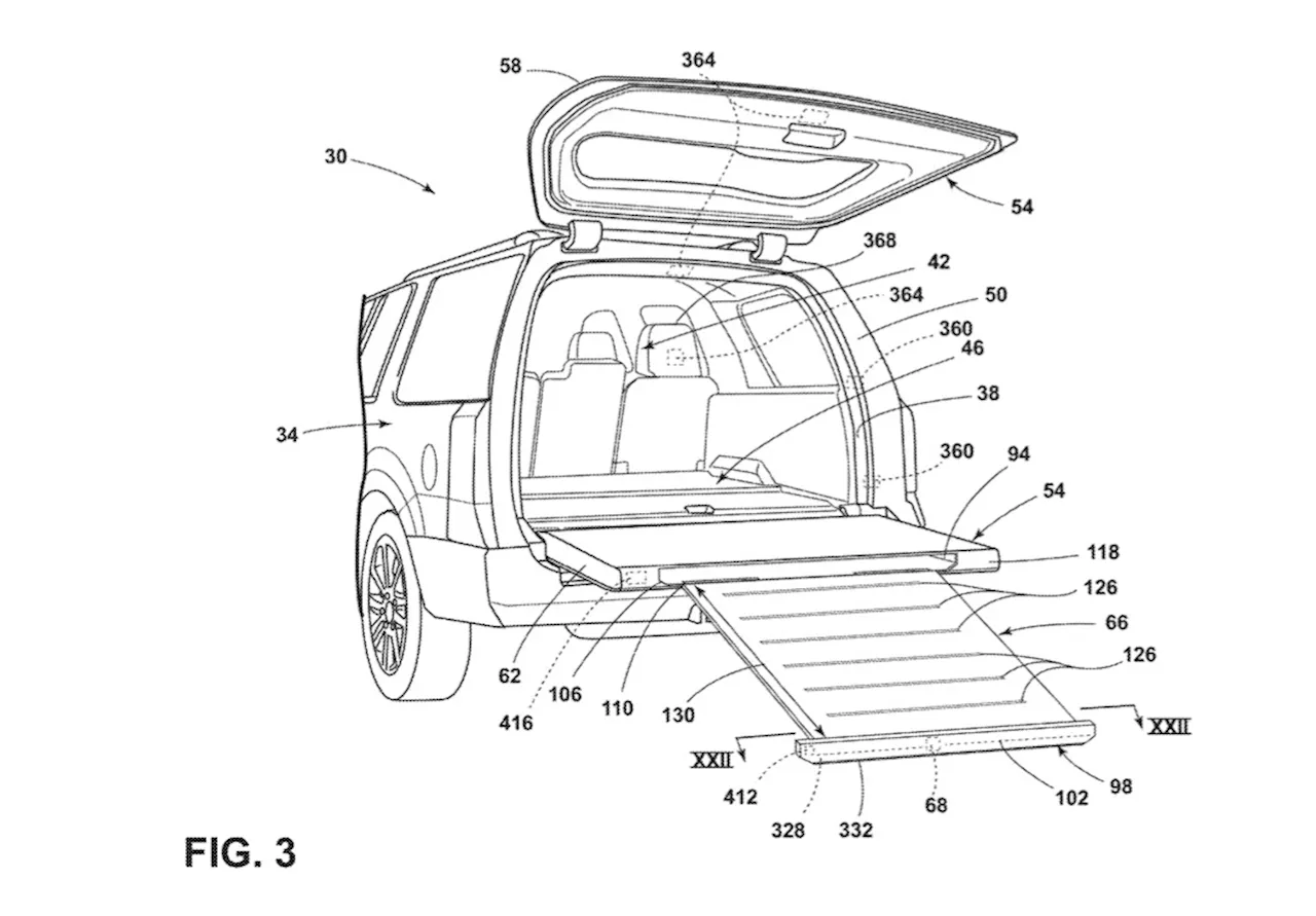 Ford working on integrated loading ramp for SUVs