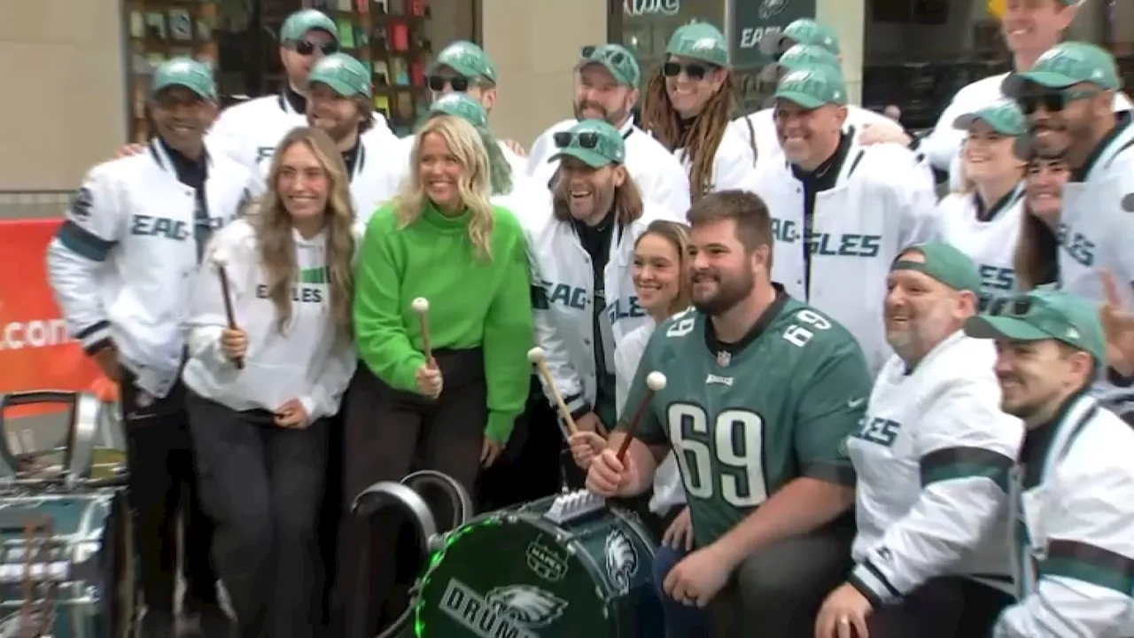 Eagles Autism Foundation, Kylie Kelce take over TODAY Plaza