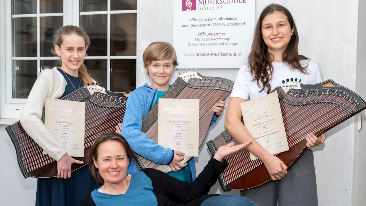 Perchtoldsdorfer Zither-Talenteschmiede in Graz erfolgreich