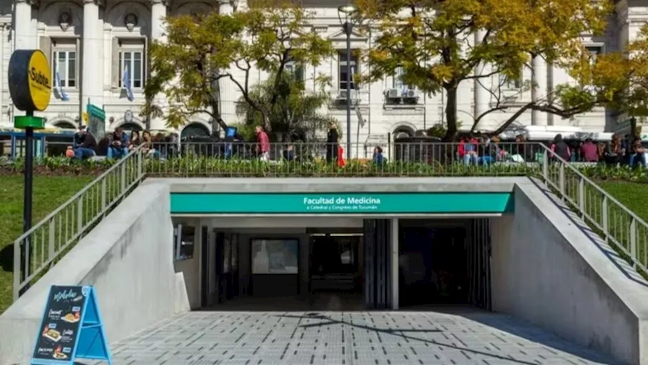 Reabrió la estación Facultad de Medicina de la línea D de subtes