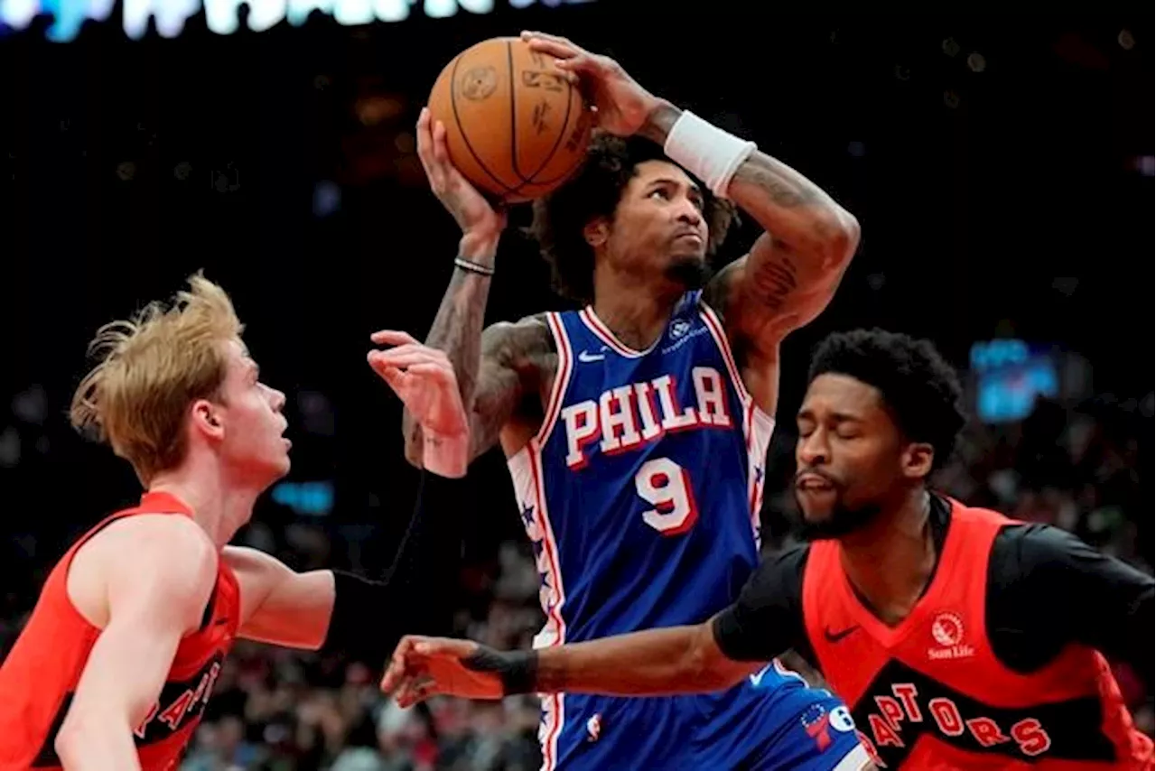 Oubre's 32 points lead 76ers past Raptors 135-120; Toronto's losing streak at 13