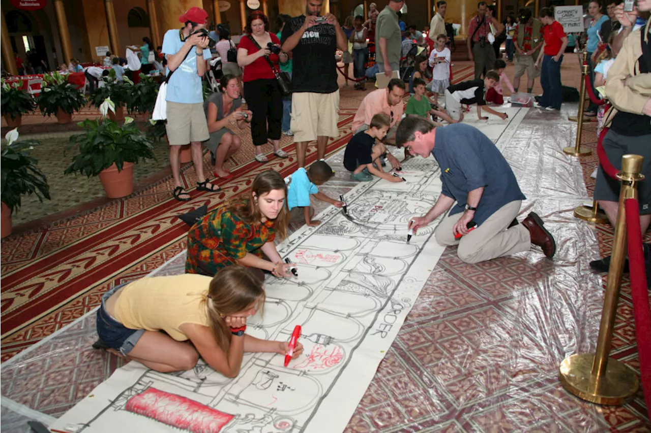 “The National Building Museum hosts BIG DRAW, a free day-long festival that invites visitors to discover the world we design and build through drawing”