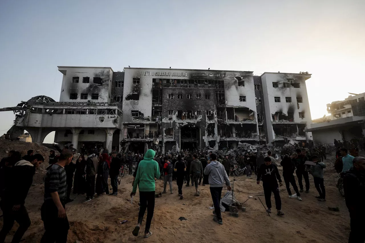 Israeli troops leave Gaza’s Shifa Hospital a wreck in sea of rubble