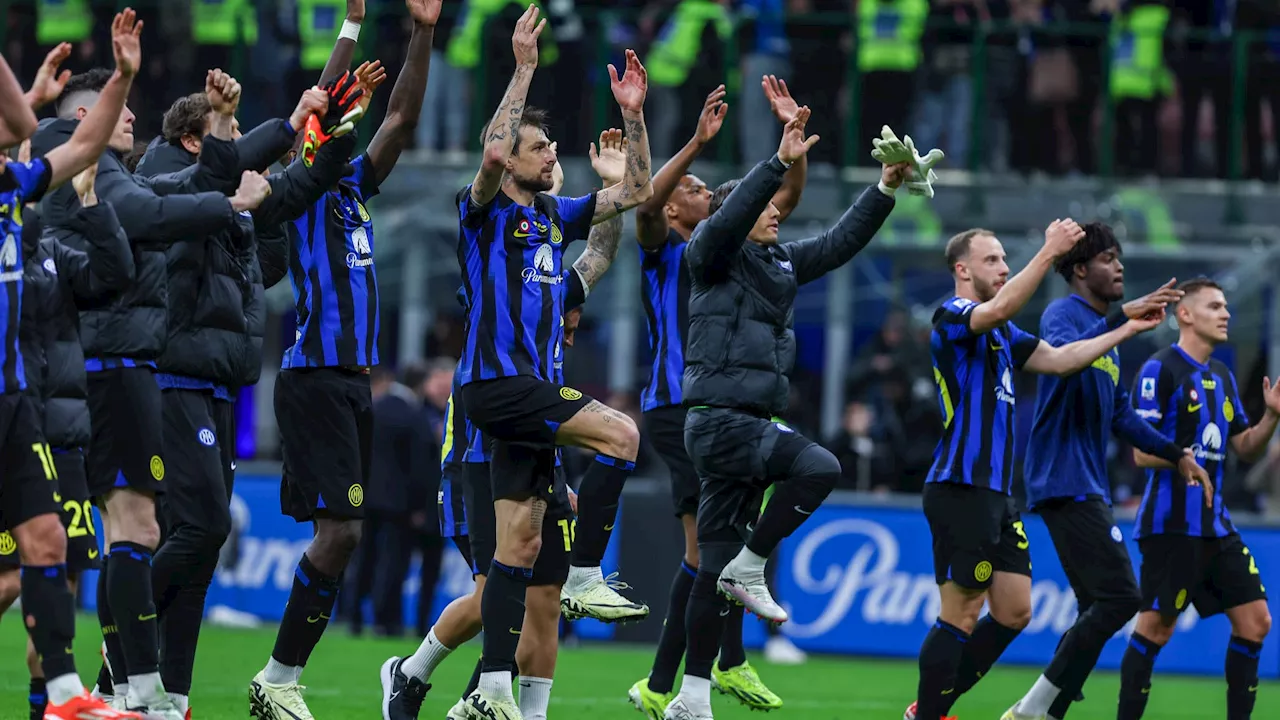 Serie A: en attendant le titre, l'Inter valide déjà sa qualif en Ligue des champions