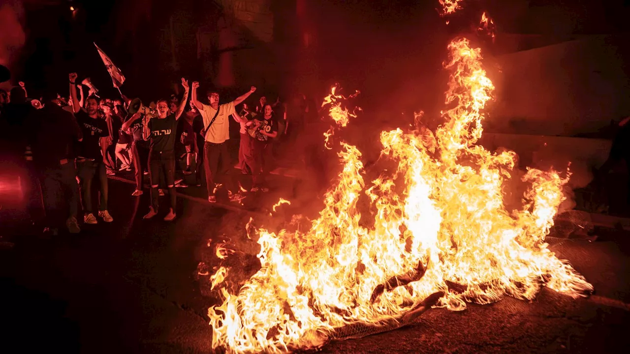 Tens of thousands stage anti-government protest in Israel as Benjamin Netanyahu's surgery hailed 'success'