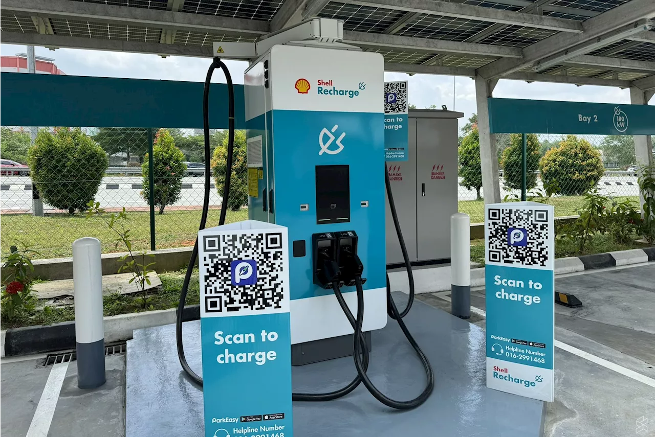 Shell Recharge 180kW DC Charger at Shell LDP Puchong South