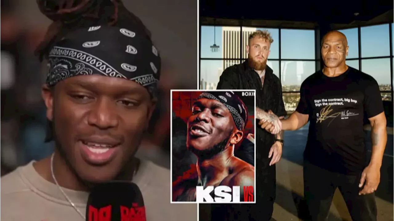 KSI trolls Jake Paul and Mike Tyson fight with 'announcement'