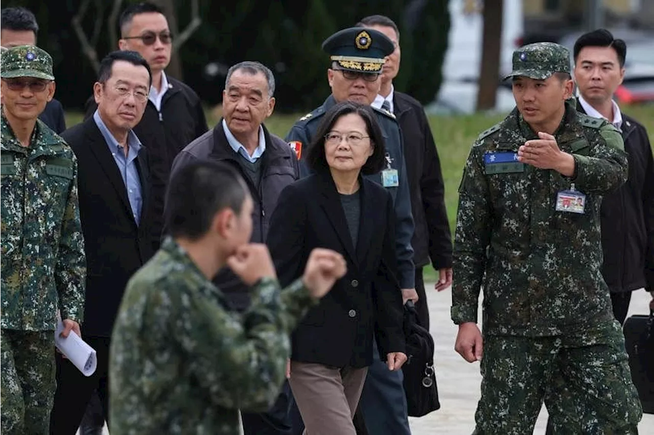 Chinese state media stoked allegation Taiwan President Tsai would flee war