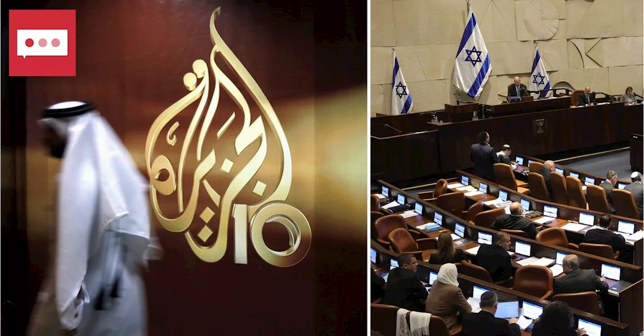 Israel röstar igenom lag som kan stoppa Al Jazeera