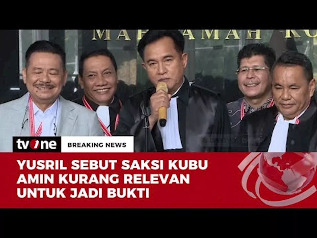 Konferensi Pers Tim Hukum Prabowo Gibran Usai Dengarkan Saksi & Ahli dari Kubu 01