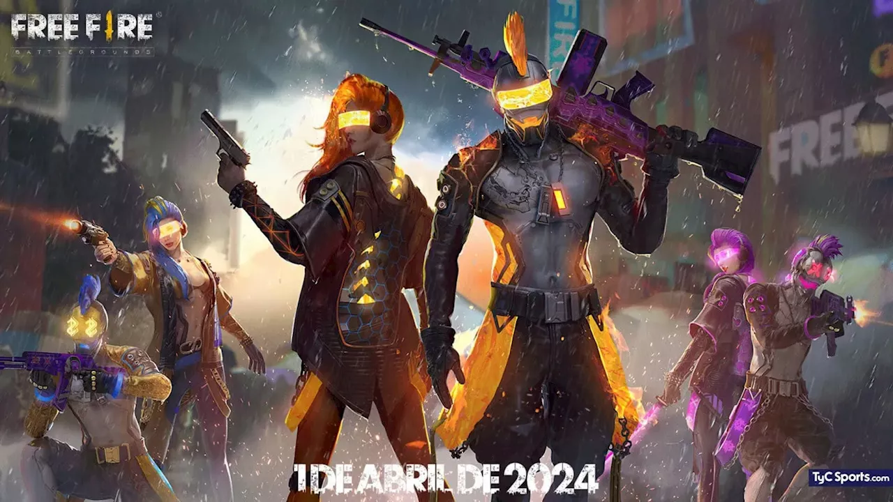 Códigos de Free Fire de hoy, 1° de abril de 2024