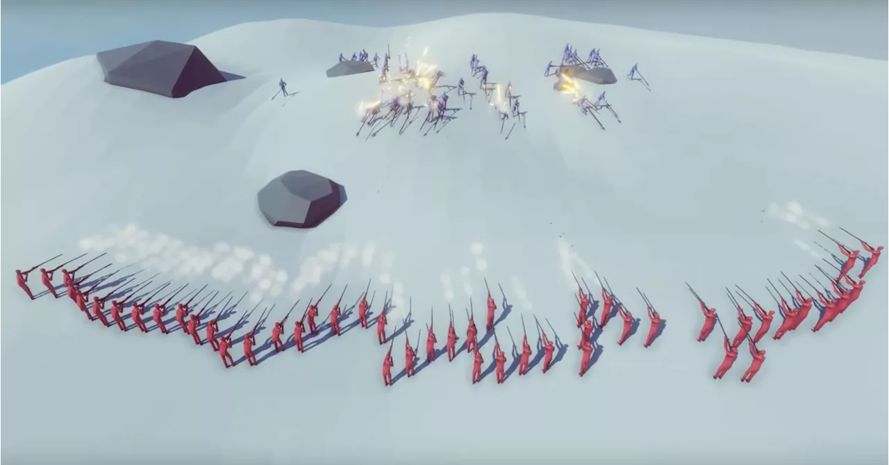 Totally Accurate Battle Simulator brings the wacky joy of fighting action figures to life