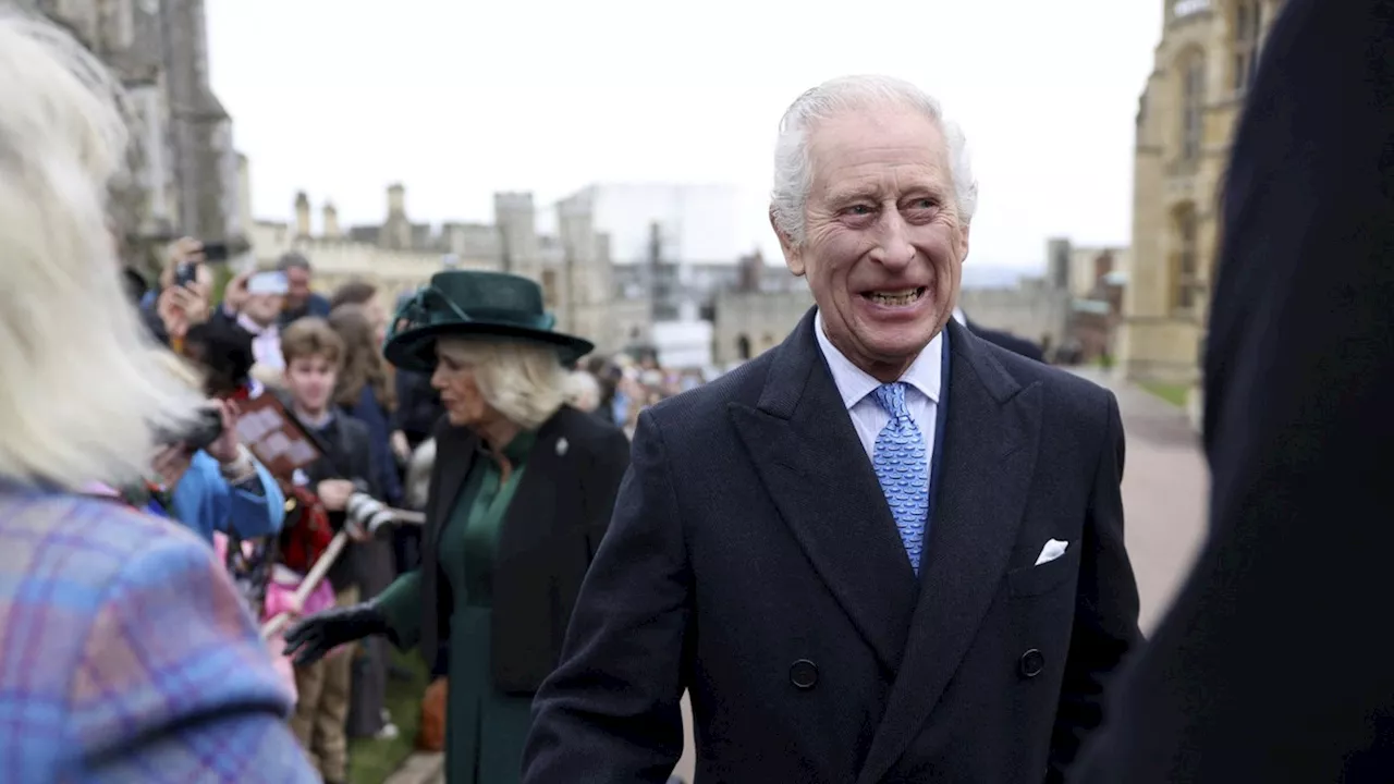 Royals: König Charles zeigt sich bei Ostergottesdienst