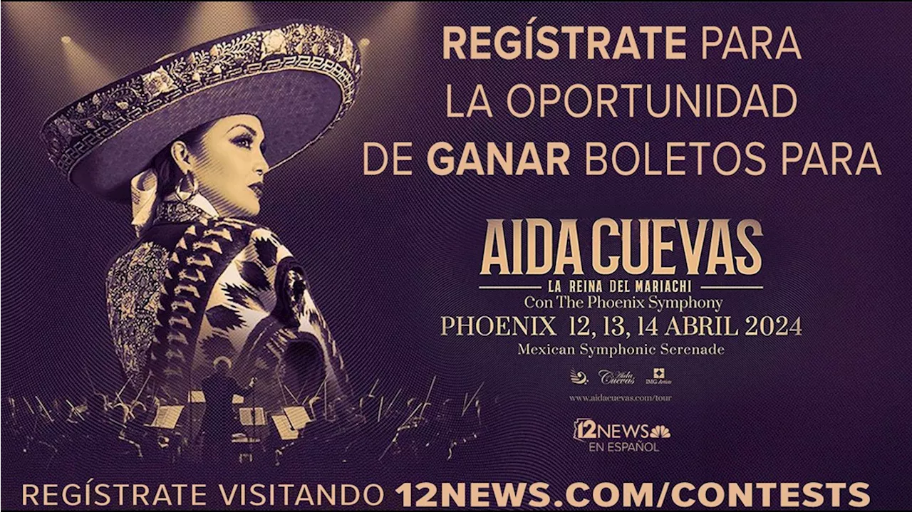 Aída Cuevas presents 'Serenata Mexicana' with symphony and mariachi in Phoenix