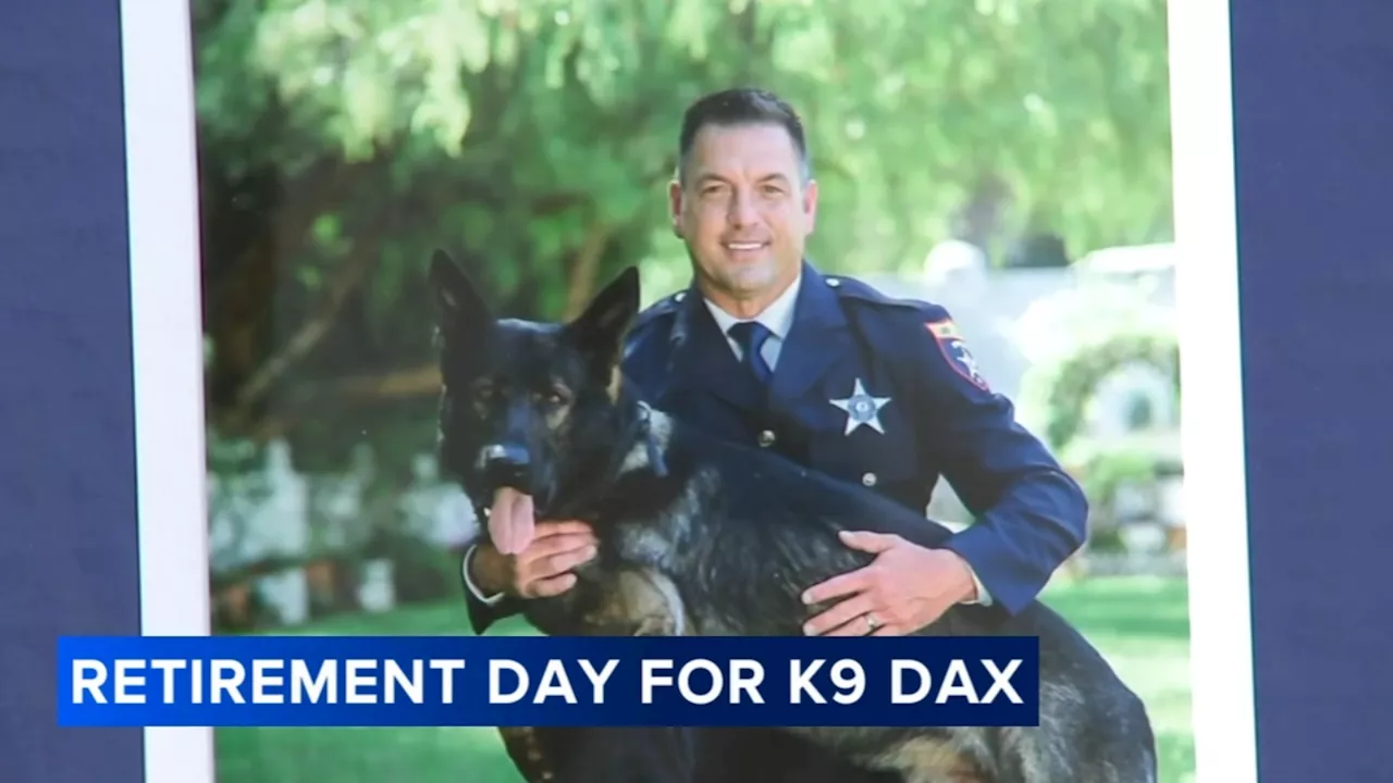 Retirement Ceremony for K9 Deputy Dax at Lake County Sheriff's Office