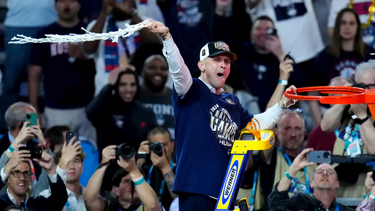 Fans welcome UConn's repeat champs back to the 'Basketball Capital of the World'